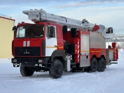 Fire Foam Lift Vehicle PPP-32 (6317) on MAZ 6317F9 Chassis