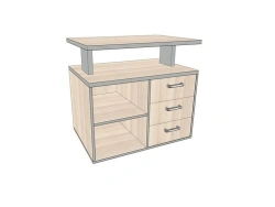 AsTP-7 Service Cabinet 812x554x750mm Without Lock