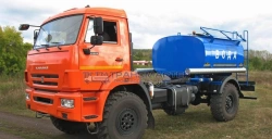 Food Liquid Tank Truck (AЦПТ) Model UZST Type 6620-42 on KAMAZ 43502-D5