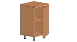 Floor Folding Table with Door and Shelf - Model ST-1