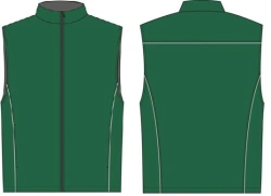 Women's Insulated Vest for Protection Against Industrial Contaminants, Model J-7