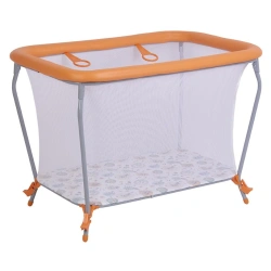 Classic Playpen "Owls" in Orange - Model 0001387-3