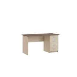 Rectangular City Desk SIT-4 ST107 with Rounded Corners