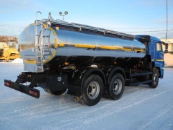 Food Liquid Transportation Tank Truck 56874-0000010-26 on KAMAZ-65115-A5 Chassis