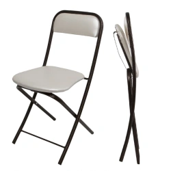 Comfortable Folding Chair with Metal Frame