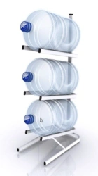Water Storage Rack for 3 Bottles, Model StV-3 390x490x840 mm