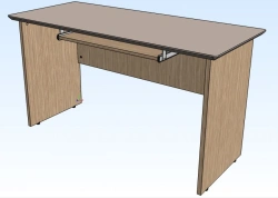 Working Desk with Pull-Out Panel ATT-O1