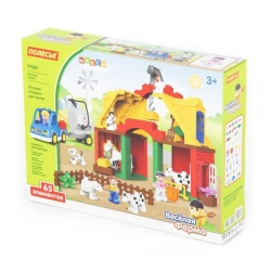 Creative Building Set "Merry Farm" - 65 Pieces, Model 77561