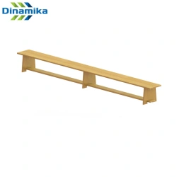 Plywood Gymnastics Bench with Plywood Legs