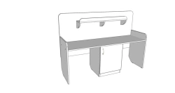 ISO Desk - Customizable Design with PVC Edging