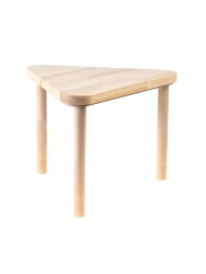 Triangle Children's Table 460mm / Natural Wood
