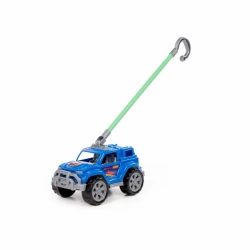 Stylish Ride-On Jeep for Toddlers with Push Handle in Blue - Legionnaire Model 63912