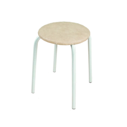 Round Seat Stool T-1 with Steel Frame