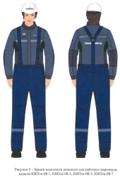 Women's Protective Clothing Set for High-Temperature Work Environments