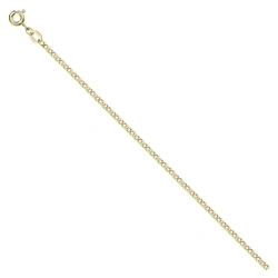 Gold Bracelet 585 with Green Lumakina and Diamond Facet, Model NB17-046, 1MM, 23CM, 10.33G