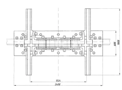 Crosspiece for Rail Intersection (Model MSZ.8328.01.000)