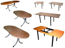Expandable Dining Table for Public and Residential Use - Model SI56.15.14.09