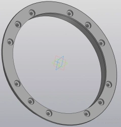 Pressure Disc VГK 74.71.10.002 for Tram Wheel Hub Fixation