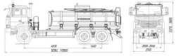Methanol Transport Tanker ACM 4680L1-50 on Ural 4320 Chassis
