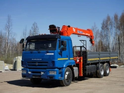 Hydraulic Crane Truck KMA on KAMAZ 65117 Chassis 64K33N-U1