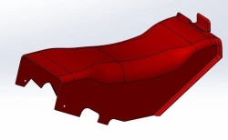 Steering Column Cover for Tractors, Model PD 2375.67.06.015-01