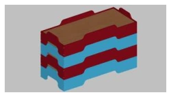 Pyramid Bed Art. S.01.23 - Versatile Stackable Design