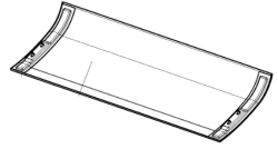 Left False Bulkhead 71-412-04.10.21.240 for Tram Cars