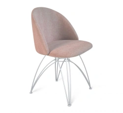 Elegant Microvelvet Chair Sheffilton SHT-ST35/S112