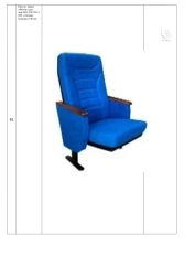 Foton Lounge Chair for Public Spaces, 540x780x1000 mm, 140 mm Cushion Thickness