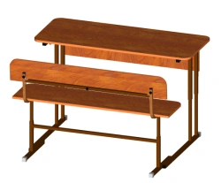 Student Desk with Fixed Parameters