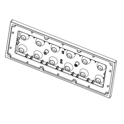 LED Lens for Lighting AMT-HB-173x70-5050(12)-90-PC