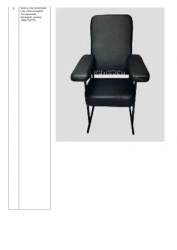 Polygraph Testing Chair for Interviews and Assessments, Size 1060/750/770