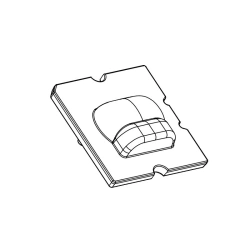 LED Lens for Lighting Fixtures AMT-ST-25x25-5050-T4-VT