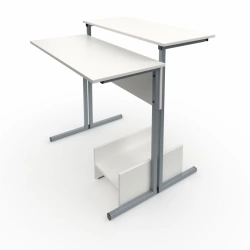 Computer Desk with Metal Frame