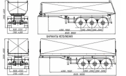 Dump Semi-Trailer 4589RB for Bulk Cargo Transport
