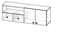 Wall-Mounted Hardware Cabinet SHK 6 NF