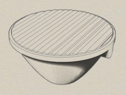 Single LED Lens 20mm Diameter, 10mm Height Model 020010