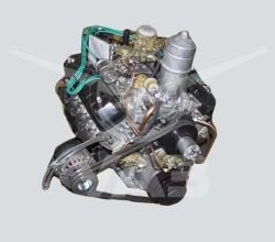 Engine for GAZ 66-11 (EURO-0, AI-76, 125 HP, 4-speed, with crankshaft pulley and compressor)
