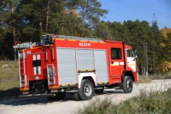 Firefighting Tanker Truck AC-(2.0-3.0)-?, Model 58812K43265, Modification 58812M on KAMAZ-43265-D5 Chassis