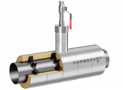 Insulated Tee with Ball Valve, Steel 09G2S (GOST 8732-78) 426x12.0 - 32 - PPU OC