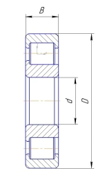 Rolling Bearing 6-42408K4-ETU 100/1