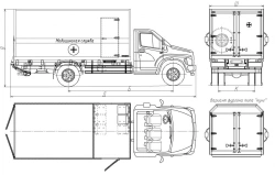 Medical Vehicle Complex for Equipment Transport - Model 47951L-3