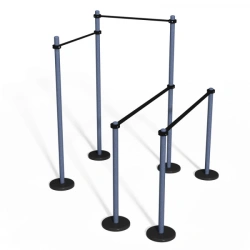 Two-Level Pull-Up Bar and Dips Station