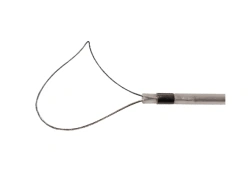 Flexible Endoscopic Polypectomy Loop 25 mm for Polyp Removal, Ø 2.8 mm, Length 2400 mm (No Handle)