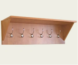 Wall-Mounted Coat Rack with Shelf, Art. 00088