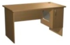Computer Desk with System Unit Protection Against Unauthorized Access 1200x680x750 mm