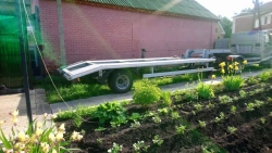 Truck Semi-Trailer 93191A with Pneumatic or Spring Suspension