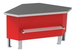 Non-Refrigerated Display Counter P2629 PN-UN Corner Unit