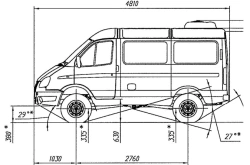 All-Wheel Drive Chassis with Diesel Engine Model 221717