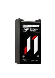 Simple Way Audio J1 Mini Direct Box for Unbalanced Audio Signals